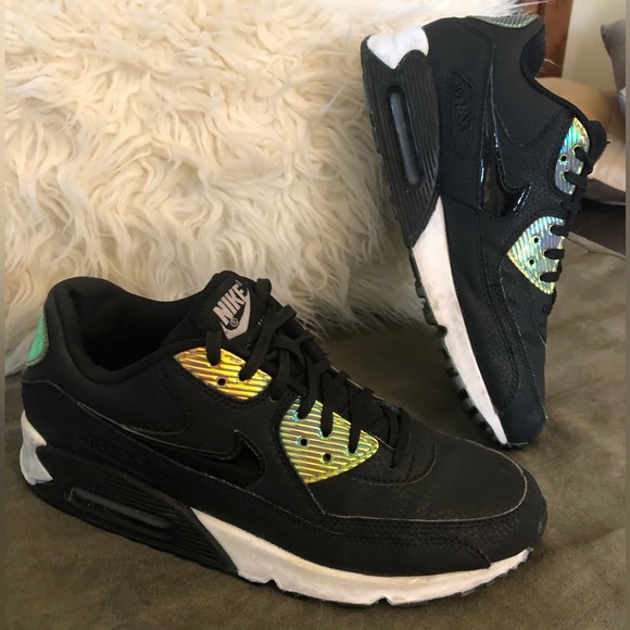 Men’s Nike Air Max 90 BLACK & Gold Clean, CLOSET CLOSES TODAY MONDAY - Picture 14 of 15